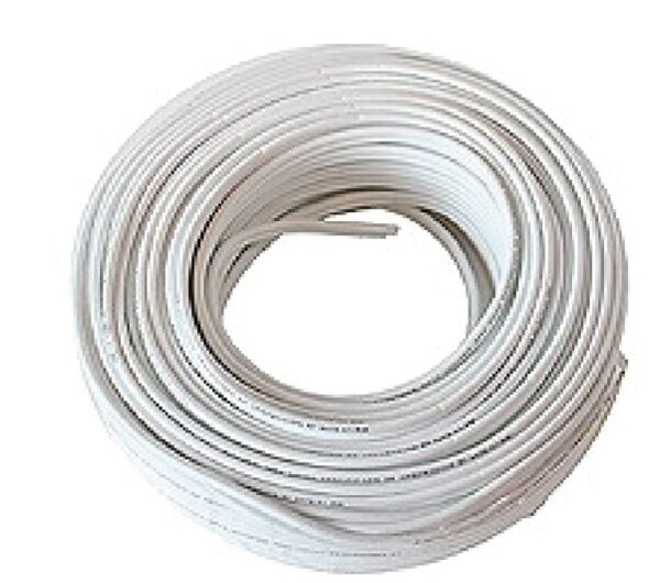 CABLE BIP.BLANCO RE-FLEX 0.5mm ROLx100M