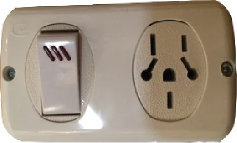 MODULO INTERRUPTOR 1 PUNTO BIPOLAR BCO.